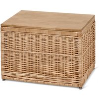 Tchibo - Truhe aus Geflecht - 68x45x45cm - braun - Holz / Holz von Tchibo