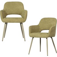 Sage - Woood Stühle »Jenny« - 58x58x80cm - Polyester von Sage