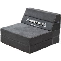 roba Minecraft Gaming Sofa - 119x80x80cm - grau - Polyester / Schaumstoff von roba