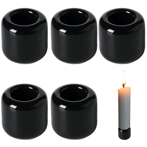 5 Stück Kerzenhalter,Retro Candlelight Dinner Kerzenhalter, Langlebig und Zuverlässig, Kerzenständer Schwarz Perfekt für Hochzeiten/Geburtstage/Weihnachtsdekorationen 5 Stück Kerzenhalter,Retro Candlelight Dinner Kerzenhalter, Langlebig und Zuverlässig, Kerzenständer Schwarz Perfekt für Hochzeiten/Geburtstage/Weihnachtsdekorationen von Tcnzdy