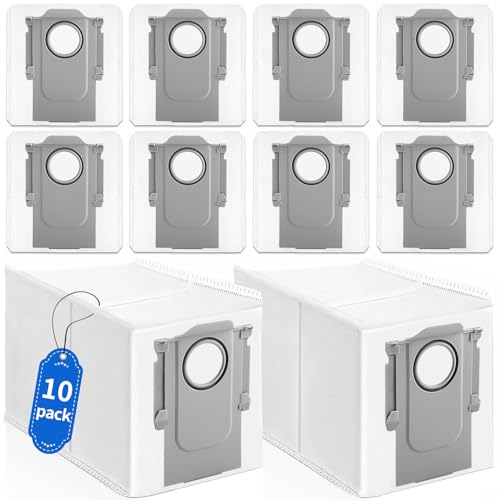 Tczecoo 10er-Pack Staubbeutel Ersatz,Staubbeutel Zubehör für Roborock Q Revo/Saros 10R/QV 35A/Q Revo Pro/Q Revo Curv/S8 MaxV Ultra Staubsauger, Staubsaugerbeutel Ersatzteil, Großer Kapazität Tczecoo 10er-Pack Staubbeutel Ersatz,Staubbeutel Zubehör für Roborock Q Revo/Saros 10R/QV 35A/Q Revo Pro/Q Revo Curv/S8 MaxV Ultra Staubsauger, Staubsaugerbeutel Ersatzteil, Großer Kapazität von Tczecoo