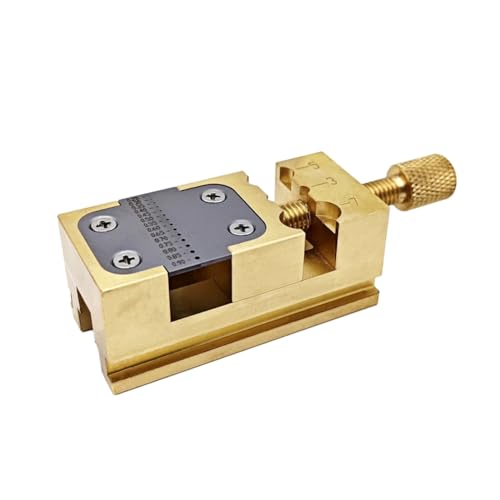 Tdkfdswdoa Handwerkzeug Mini Schraubstock, Messing Mini Klemmschraubstock, kann für Uhr Mini und Mini Teile Klemmen verwendet werden von Tdkfdswdoa