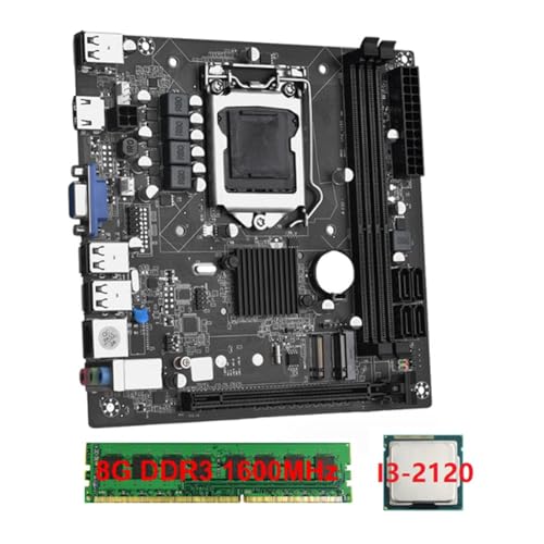 Tdkfdswdoa ITX H61 Desktop-Motherboard +I3-2120 +1X8G DDR3 1600MHz RAM CPU LGA 1155 unterstützt bis zu 16 GB RAM-Steckplätze, 100 m Netzwerkkarten-Ersatzteile, Zubehör Tdkfdswdoa ITX H61 Desktop-Motherboard +I3-2120 +1X8G DDR3 1600MHz RAM CPU LGA 1155 unterstützt bis zu 16 GB RAM-Steckplätze, 100 m Netzwerkkarten-Ersatzteile, Zubehör von Tdkfdswdoa