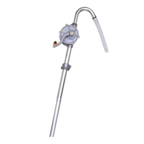 Tdkfdswdoa Trommelpumpe, verbesserte Aluminium-Öl-Transfer-Fasspumpe, Hand-Kraftstoffpumpen für Hydraulikflüssigkeit von Tdkfdswdoa