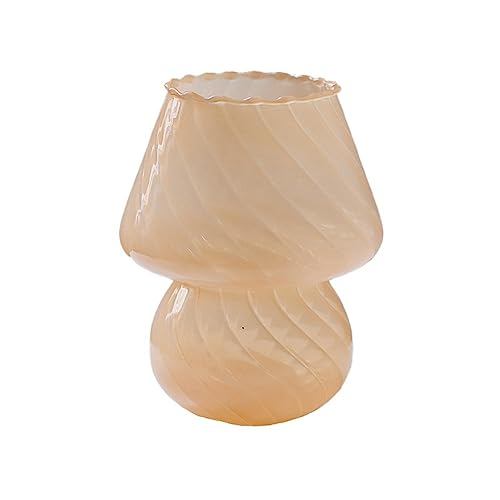 Tdkjfoutr 1 Stück Glas-Blumen-Ornament-Vase, Handgefertigte Dekoration, Lampe, Kerzenhalter von Tdkjfoutr