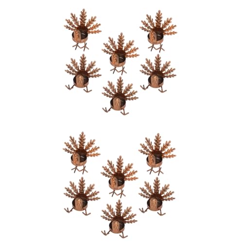 Tdkjfoutr 12er-Pack -Teelichthalter Aus Türkei, Thanksgiving-Kerzenhalter, Retro-Teelichtständer, Herbsternte-Kerzenhalter, 10 X 10,5 cm + 10 X 7 cm von Tdkjfoutr