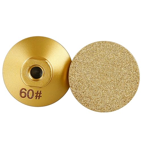 Tdkjfoutr 2 Stück 60 M10 Gelöteter Flacher Schleifkopf Gold Diamant Schleifstein Polieren Marmor Quarz Pflasterstein Schleifen Tdkjfoutr 2 Stück 60 M10 Gelöteter Flacher Schleifkopf Gold Diamant Schleifstein Polieren Marmor Quarz Pflasterstein Schleifen von Tdkjfoutr