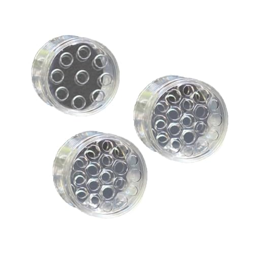 Tdkjfoutr 3 Stück Transparentes, Wiederverwendbares Blumengitter für Vase, Chinesische und Japanische Blumenarrangementbasis (2L+1S) von Tdkjfoutr