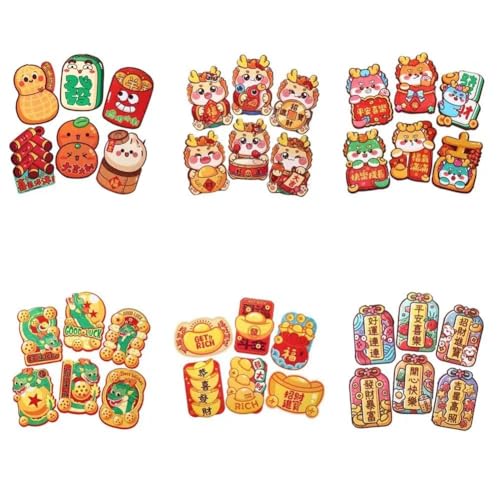 Tdkjfoutr 36 Stück Rote Umschläge im Chinesischen Stil, Frühlingsfest, Rotes Paket, Segenspaket Tdkjfoutr 36 Stück Rote Umschläge im Chinesischen Stil, Frühlingsfest, Rotes Paket, Segenspaket von Tdkjfoutr