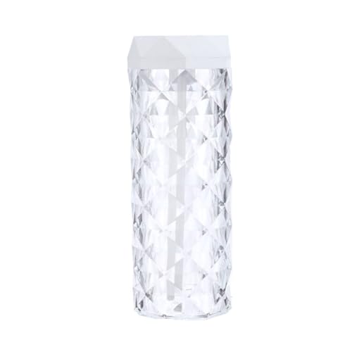 Tdkjfoutr 400ml Kleiner Luftbefeuchter mit Farbenfroher Umgebungsbeleuchtung Mehrfach Facettiertes Prismendesign von Tdkjfoutr