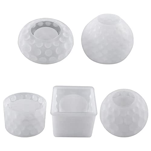 Tdkjfoutr 5-Teiliges Silikon-Kerzenformen-Set für die Kerzenherstellung, 3D-Silikonform, Silikonform für Sojawachs, Seife Tdkjfoutr 5-Teiliges Silikon-Kerzenformen-Set für die Kerzenherstellung, 3D-Silikonform, Silikonform für Sojawachs, Seife von Tdkjfoutr