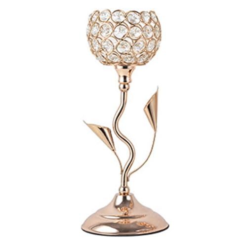 Tdkjfoutr Blumenförmiger Kerzenständer Aus, Kleines Vintage-Kerzenständer-Set für Tischdekoration, S von Tdkjfoutr
