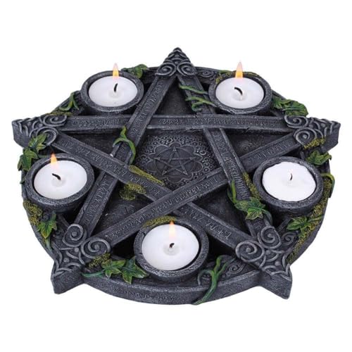 Tdkjfoutr Efeu-Teller-Retro-Kerzenständer-Ornamente, Fünfzackige Stern-Kerzenständer, Tarot-Ornamente, Kunsthandwerk Aus Kunstharz Tdkjfoutr Efeu-Teller-Retro-Kerzenständer-Ornamente, Fünfzackige Stern-Kerzenständer, Tarot-Ornamente, Kunsthandwerk Aus Kunstharz von Tdkjfoutr