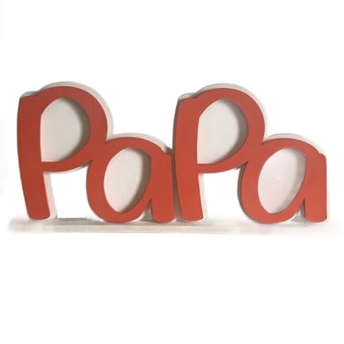 Tdkjfoutr Fotorahmen für Vatertag, Bilderrahmen in Buchstabenform, Foto für die Familie des Vaters, Zur Anzeige auf Dem Tisch, Vatertagsgeschenk, C Tdkjfoutr Fotorahmen für Vatertag, Bilderrahmen in Buchstabenform, Foto für die Familie des Vaters, Zur Anzeige auf Dem Tisch, Vatertagsgeschenk, C von Tdkjfoutr