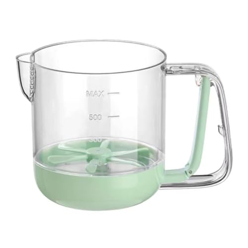 Tdkjfoutr Halbautomatischer Schneebesen-Handmixer, Multifunktionaler Sahnespender für die Küche, Perfekt zum Backen und Eierschlagen A von Tdkjfoutr