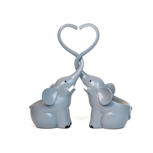 Tdkjfoutr Hausgarten-Sukkulenten-Übertopf, Zuhause, Paar-Ornament, Cartoon-Paar-Sukkulenten-Pflanzgefäße, Langlebig, 29 X 29 X 13 cm von Tdkjfoutr