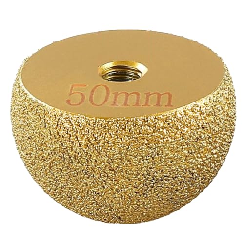 Tdkjfoutr Löten Diamant Polieren Kieselstein Kopfsteinpflaster Marmor Schleifwerkzeuge Innenkreis Blumentopf Bogenschleifen 50mm von Tdkjfoutr