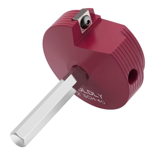 Tdkjfoutr PVC-Rohrreibahle mit Sechskantschaft - PVC-Verbindungsschoner für Wasserleitungen, Abflussleitungen - Sanitärwerkzeug zum Schneiden Von Innenrohren C Tdkjfoutr PVC-Rohrreibahle mit Sechskantschaft - PVC-Verbindungsschoner für Wasserleitungen, Abflussleitungen - Sanitärwerkzeug zum Schneiden Von Innenrohren C von Tdkjfoutr