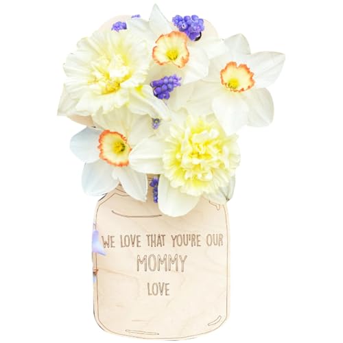 Tdkjfoutr Personalisiertes Muttergeschenk, Neuer Muttertag, Blumenständer, Geschenke für die Mutter, Langlebig von Tdkjfoutr