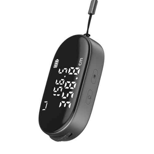 Tdkjfoutr Q2 Neues Digitales Maßband Typ C, Wiederaufladbares LCD-Display, 99 M, Elektrisches Lineal, Mini-Entfernungsmesser, Messwerkzeug Tdkjfoutr Q2 Neues Digitales Maßband Typ C, Wiederaufladbares LCD-Display, 99 M, Elektrisches Lineal, Mini-Entfernungsmesser, Messwerkzeug von Tdkjfoutr