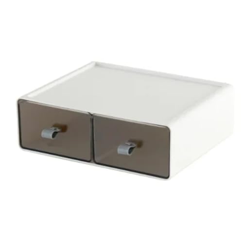 Tdkjfoutr Schubladentyp Kosmetikaufbewahrung Büro-Schreibtisch-Finishing-Box Freie Kombination Mehrschichtige Stapelbare Aufbewahrungsbox B von Tdkjfoutr
