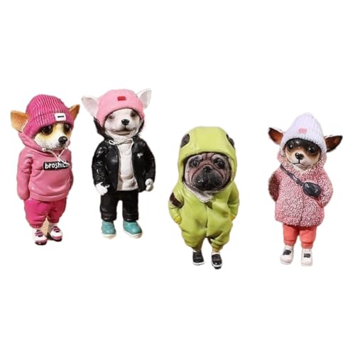 Tdkjfoutr Stehende Hundestatue Aus Kunstharz, Personifizierung, Chihuahua, Sharpei-Hundefiguren, Heimdekoration, Büro, Wohnzimmer, Schreibtisch, Dekoration, Langlebig Tdkjfoutr Stehende Hundestatue Aus Kunstharz, Personifizierung, Chihuahua, Sharpei-Hundefiguren, Heimdekoration, Büro, Wohnzimmer, Schreibtisch, Dekoration, Langlebig von Tdkjfoutr