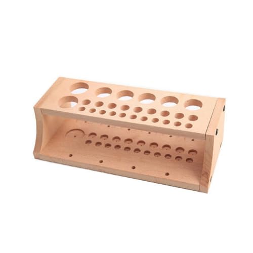Tdkjfoutr Werkzeugregal DIY Leder Werkzeugregal Leder Wachs Linie Aufbewahrungsbox Massivholz Werkzeug Aufbewahrungsbox-B Einfache Installation Einfach zu Verwenden von Tdkjfoutr
