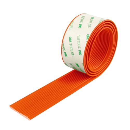 Treppenkanten, Trittleisten Aus PVC-Gummi, Selbstklebende, Flexible Rutschfeste Treppenleisten, Abziehen Und Aufkleben, Können Im Innen- Und Außenbereich Verwendet Werden(Orange,7.87m/310in/25.83ft) von Tdsmyxgs