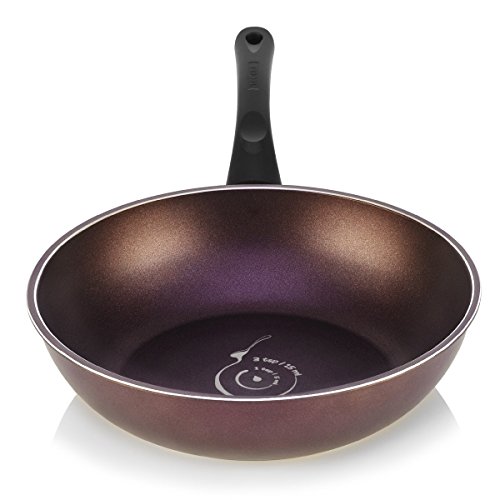 TECHEF Collection Art Pan Wok, Aluminium, Aubergine-lila, 12 inches von TeChef