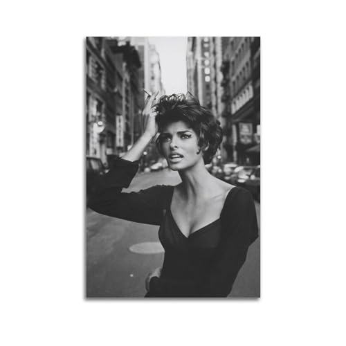 TeDe Berühmte Schauspielerin Linda Evangelista 5, dekoratives Gemälde, Druck, Leinwand, Wandkunst, Wohnzimmer, Schlafzimmer, Poster, Gemälde, 20 x 30 cm, ungerahmt TeDe Berühmte Schauspielerin Linda Evangelista 5, dekoratives Gemälde, Druck, Leinwand, Wandkunst, Wohnzimmer, Schlafzimmer, Poster, Gemälde, 20 x 30 cm, ungerahmt von TeDe