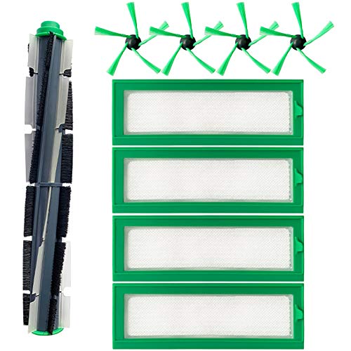 TeKeHom 1 Rundbürste, 4 Seitenbürsten, 4 Filter, passend für Vorwerk VR200, VR300 RV20/RV30 Kobold TeKeHom 1 Rundbürste, 4 Seitenbürsten, 4 Filter, passend für Vorwerk VR200, VR300 RV20/RV30 Kobold von TeKeHom
