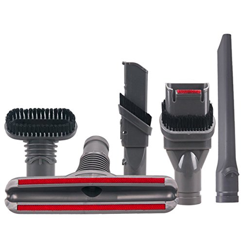 TeKeHom 5 Stück Home Reinigung Up Werkzeug-Set Vakuum Zubehör Ersatzteile-Set Pinsel Kopf Aufsätze für Dyson Handheld Staubsauger V6 DC16 DC31 DC33 DC34 DC35 dc56 DC58 DC59 dc61 DC62 DC72 Animal von TeKeHom