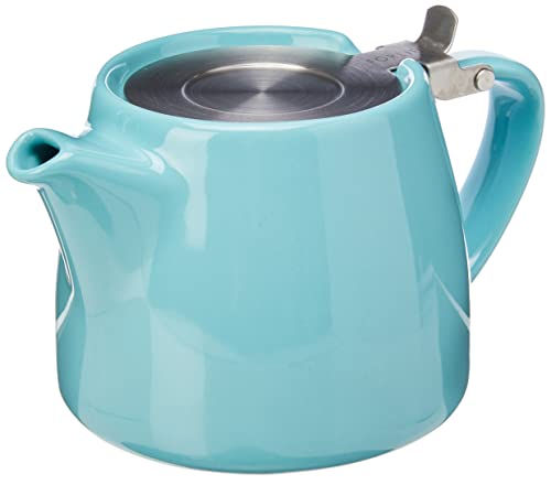 Tea PeopleForlife FST-400-TUR Stump Teekanne 400 ml, türkis, Keramik Tea PeopleForlife FST-400-TUR Stump Teekanne 400 ml, türkis, Keramik von Tea People