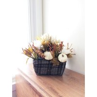 Dahlien Blumenarrangement Bauernhaus Herbst Tischdekoration von TeaCakesandPosies