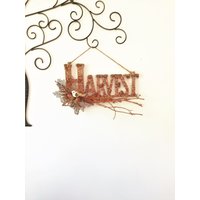Ernte Türschild Aus Holz Kupfer Glitter Herbst Dekor von TeaCakesandPosies