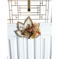 Sackleinen Ahornblatt Türschild Herbst Dekor Sackleinen Ahornblatt Türschild Herbst Dekor von TeaCakesandPosies