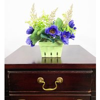 Lila Anemone Blumen Arrangement, Seidenblume Rustikales Mittelstück, Künstliche Dekor, Sommer Florales Tisch Kunstblumen Lila Anemone Blumen Arrangement, Seidenblume Rustikales Mittelstück, Künstliche Dekor, Sommer Florales Tisch Kunstblumen von TeaCakesandPosies