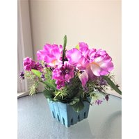 Seidenblumengesteck - Violette Iris Seidenblumen Dekoration Seidenblumengesteck - Violette Iris Seidenblumen Dekoration von TeaCakesandPosies