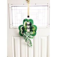 st. Patrick's Day Kleeblatt Türschild Glitter/Geschenkanhänger st. Patrick's Day Kleeblatt Türschild Glitter/Geschenkanhänger von TeaCakesandPosies