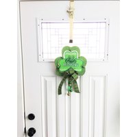 st. Patrick's Day Kleeblatt Türschild Irish Blessing Türschild von TeaCakesandPosies