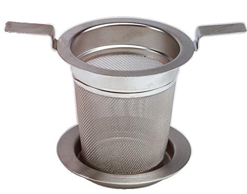 TeaLogic Edelstahlfilter mit Doppelhenkel groß 8 cm Art.Nr. 130009 von TeaLogic - White Cherry