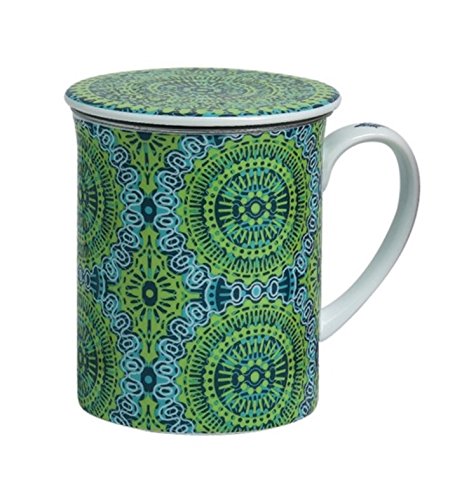 Tealogic Kräuterteetasse Nanji mit Sieb und Deckel klein von TeaLogic - White Cherry