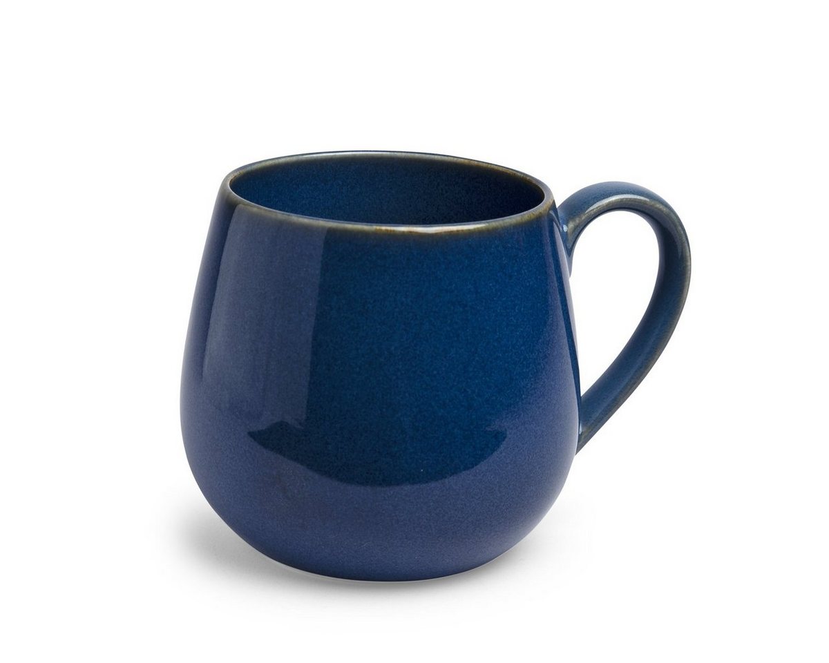 TeaLogic Tasse Matilda Henkelbecher Porzellan blau 0,4 L von TeaLogic