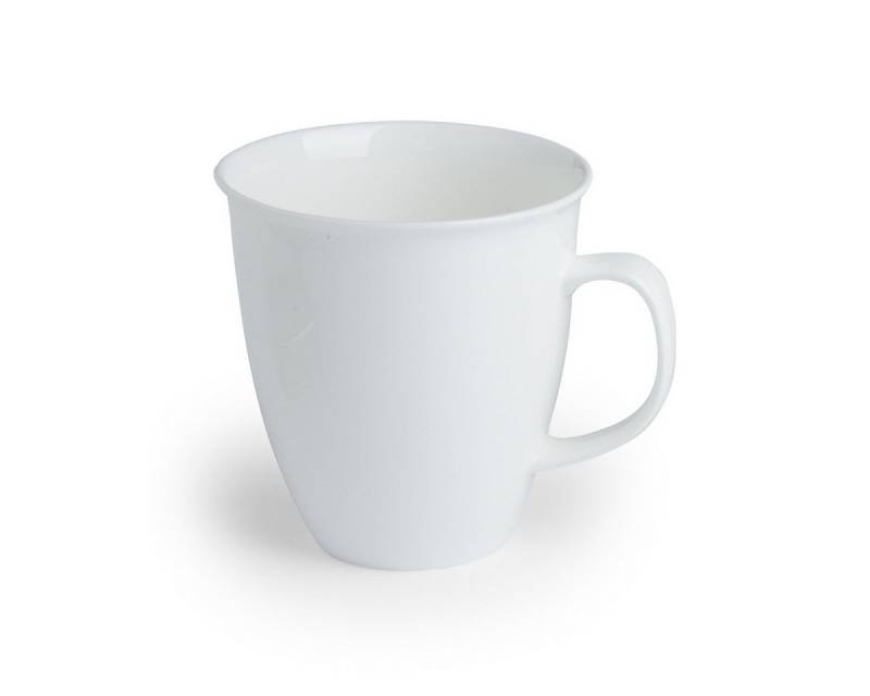 TeaLogic Tasse Melbourne 0,35 L Fine Bone China Porzellan weiß von TeaLogic