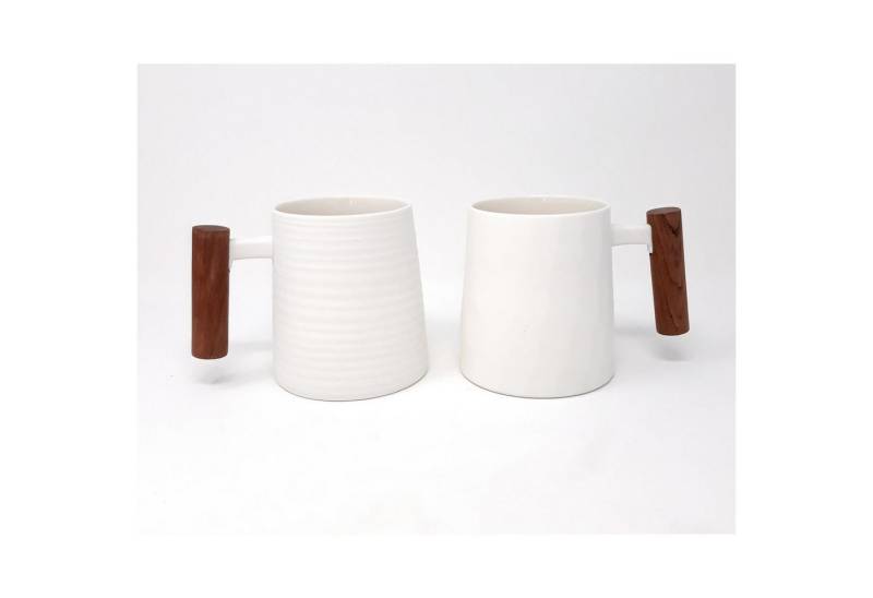 TeaLogic Tasse Weiß, Durchmesser 9.5 cm, Porzellan von TeaLogic