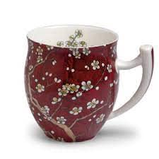 TeaLogic Teebecher Tasse Tara - Becher Teetasse mit Blütenmotiv - Fine Bone China (350 ml) von TeaLogic - White Cherry