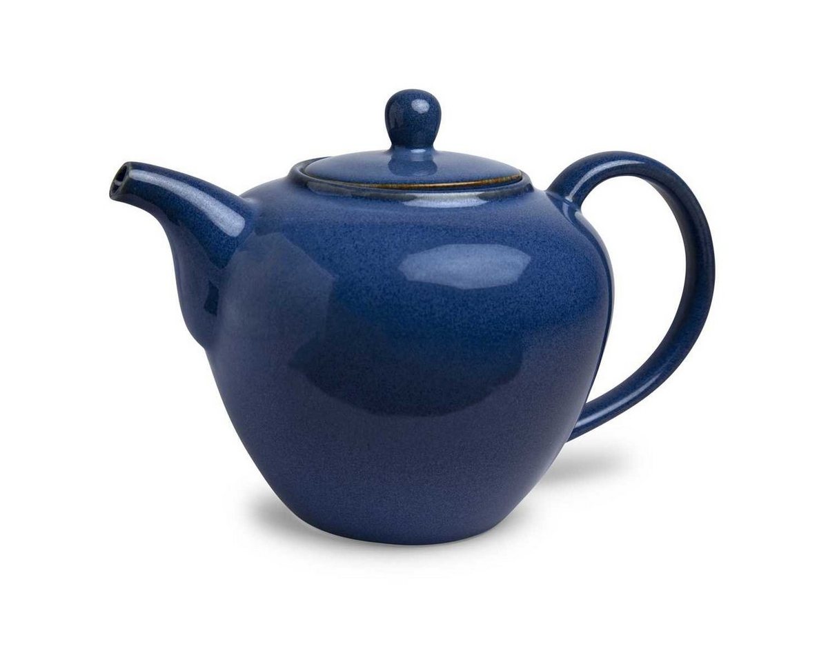 TeaLogic Teekanne Teekanne Matilda Porzellan blau 1,2 L, spülmaschinenfest von TeaLogic