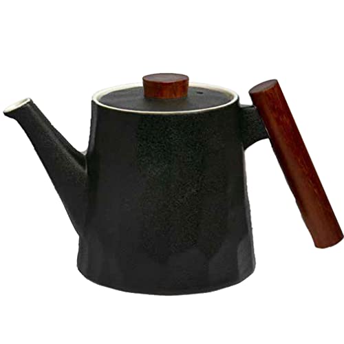 TeaLogic Teekanne mit Rosenholzgriffe - Serie Negra - 1.2 Liter I Tee Kanne von TeaLogic - White Cherry