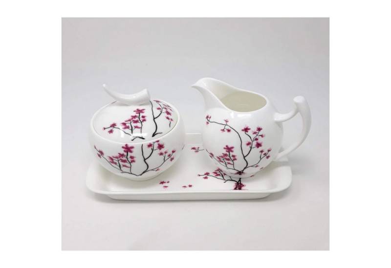 TeaLogic Teeservice TeaLogic Cherry Blossom Milchkännchen und Zuckertopf, Fine Bone China TeaLogic Teeservice TeaLogic Cherry Blossom Milchkännchen und Zuckertopf, Fine Bone China von TeaLogic