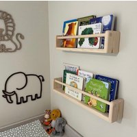 Set Von Zwei Regalen | Bücherregalen - Kinderzimmer Deko | Bücherregal Buch Display Montessori Regal von TeaandBiscuitShop